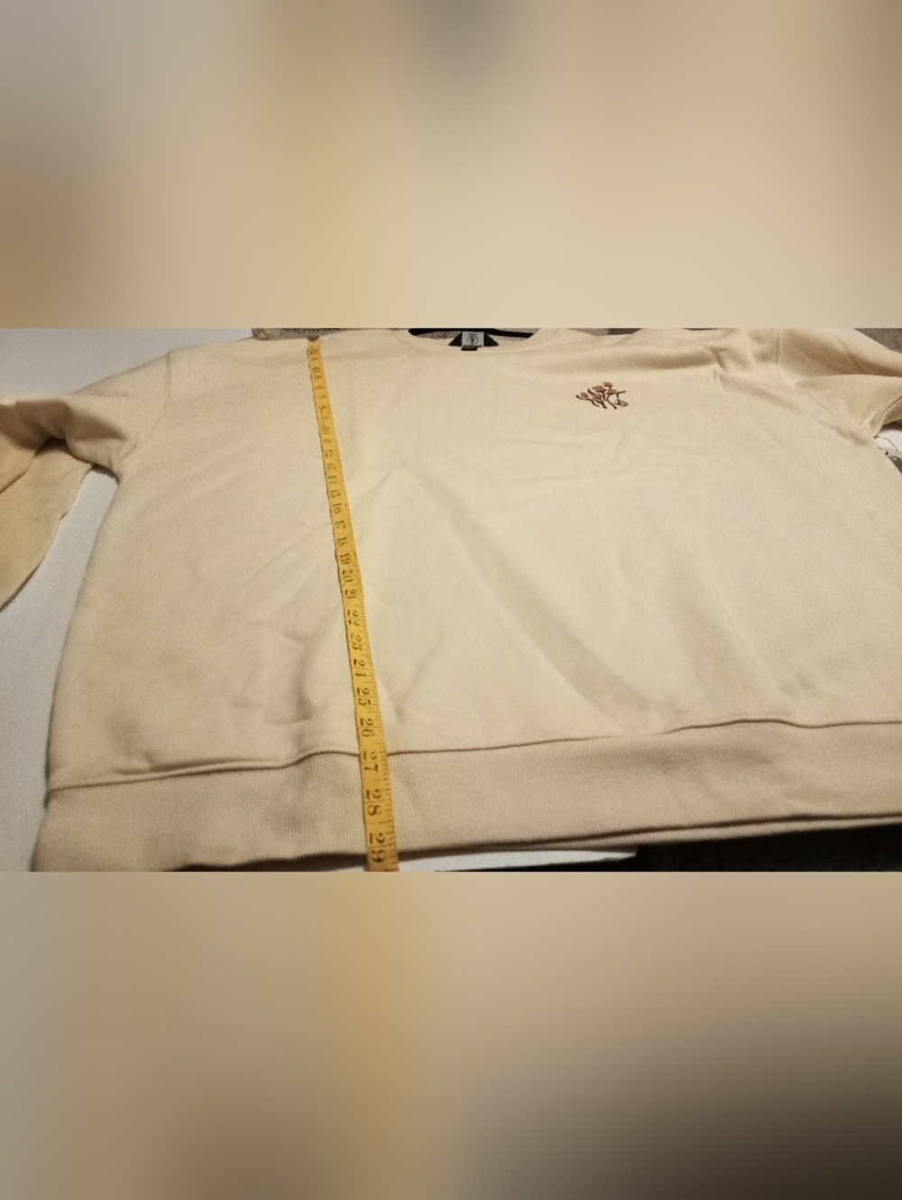 Volcom Cream Crewneck Pullover with Subtle Logo Tag - Picture 5 of 11